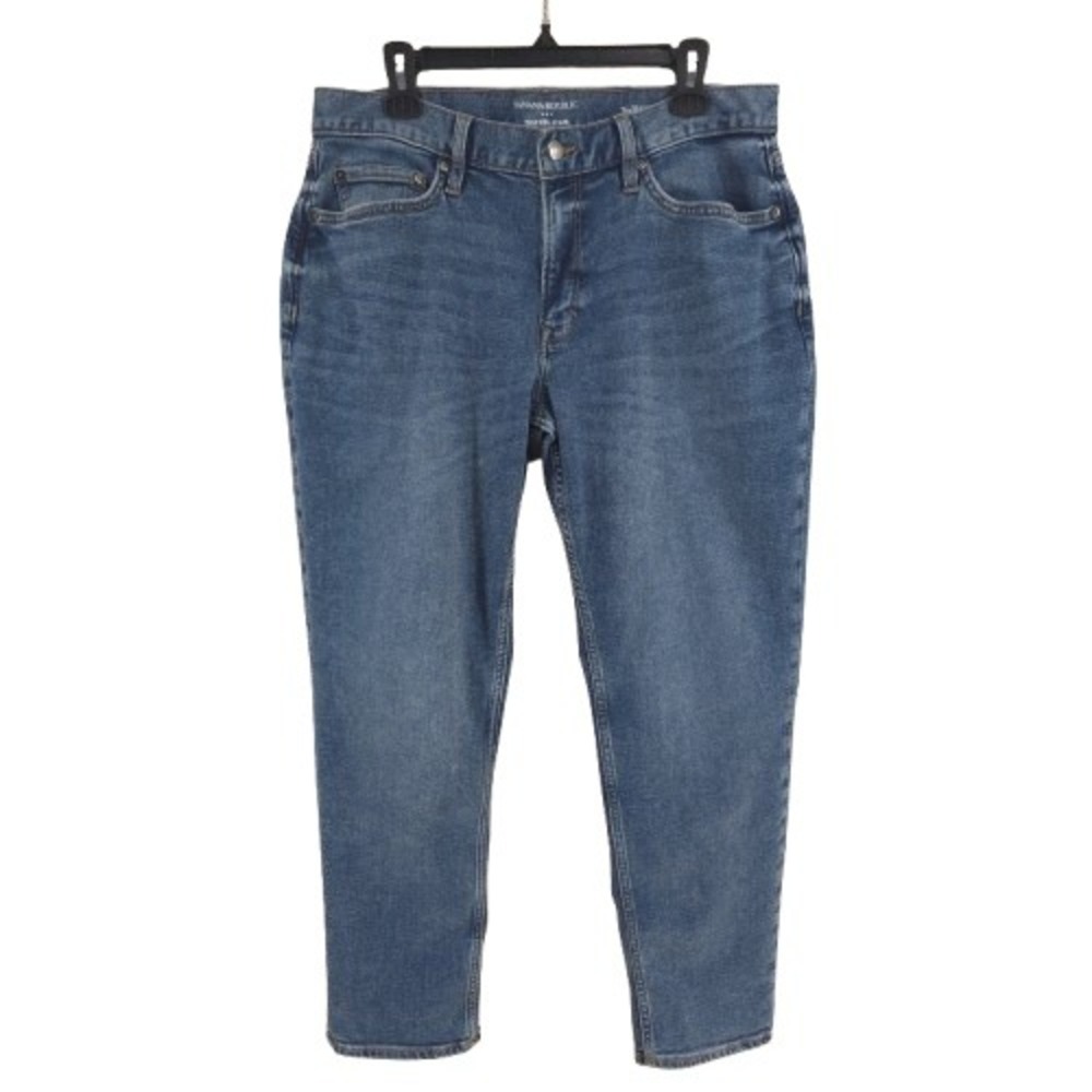 Banana Republic Jeans Size 36x30 Travel Jean Athletic Fit Dark Wash Stretch